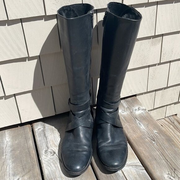 Cole Haan Shoes - COLE Haan Ridding Boot with Buckle Detail